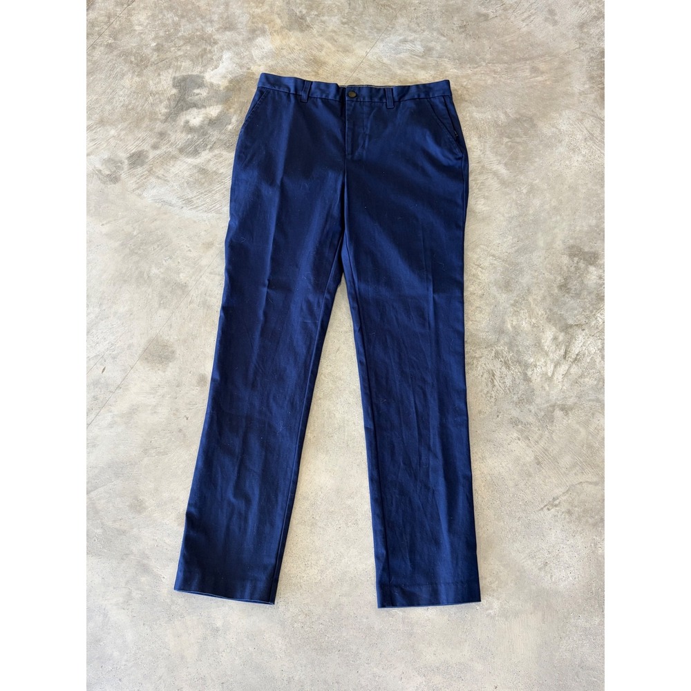 Radmor Golf Mens Five-O Performance Chino Pants Navy Blue Size 33 Stretch